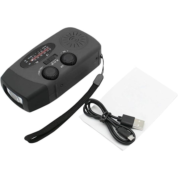 Sveivradio og sollader/Nødlader og powerbank