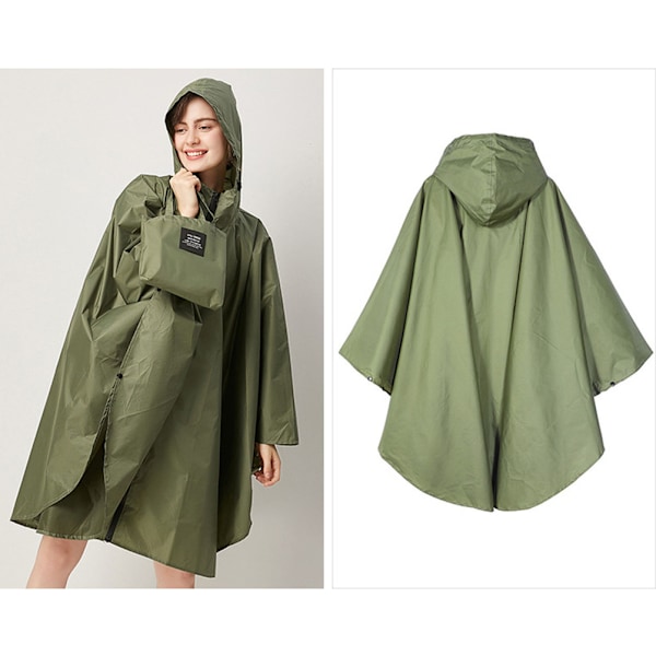 Regnrock Vattentät poncho för vuxna Trendig regnjacka XL