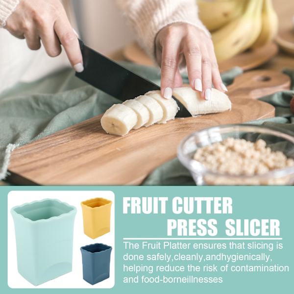 3-pack Fruktklyv, Koppslicer, Multifunktionell Fruktkniv i Rostfritt Stål