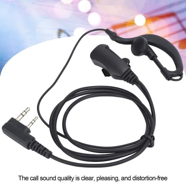 BEL-7643670035298-Walkie Talkie Hörlur Walkie Talkie Hörlur K Headset Clip Headset För Baofeng Uv3R Plus Uv5R Uv5Ra Uv5Rb