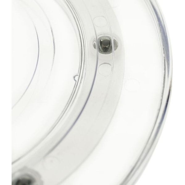 Manuell transparent skivspelare (diameter 150 mm och höjd 12 mm)