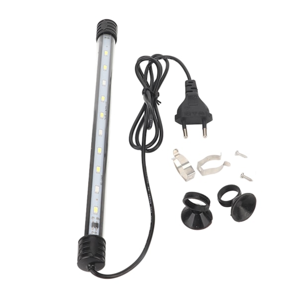 Høj Lysstyrke LED Akvarielys Amfibisk Energibesparende Neddykkeligt Akvarielys med Sugkopper EU Stik 220V ZY-25A