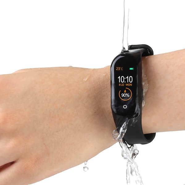 Smart Digital Watch Armband M4 Herr Dam Hälsa Sport Tracker Black