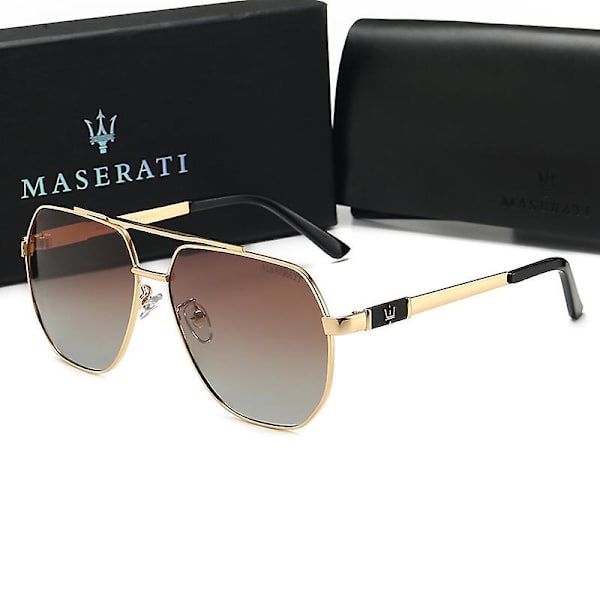 Uudet aurinkolasit Maserati Suuret kehykset Aurinkolasit Maserati Polaroidit Ajolaseja Hän Color D