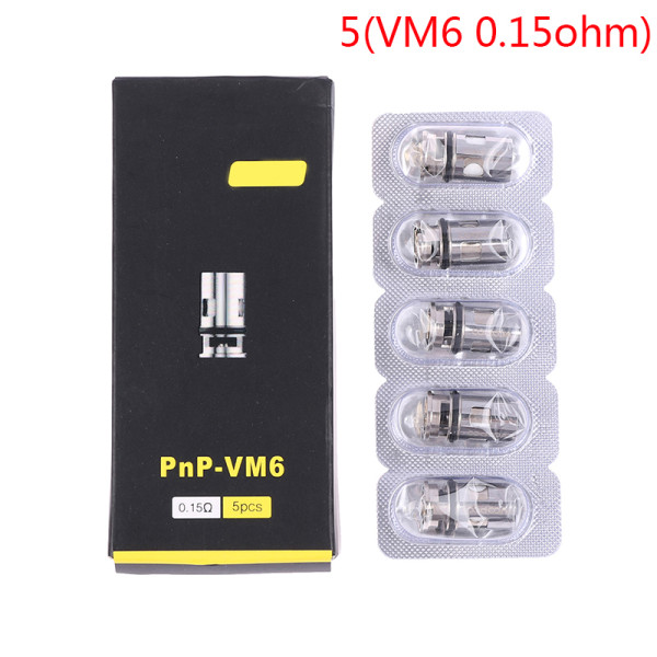 PnP Coil VM1 VM2 VM3 VM4 0,2ohm 0,3ohm 0,45ohm Mesh Coils 5(VM6 0.15ohm)