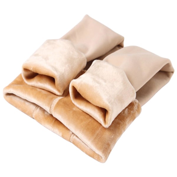 1/2 Mode Kvinders Fleeceforet Strømpebukser Termiske Strømpebukser Yderbeklædning Hudfarve 200g Med fødder Skin Color 200g With feet 1 Pc