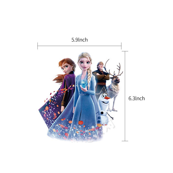 Frozen Elsa dekorationer för födelsedagsfest, ballonger, set för barn, flickor och pojkar