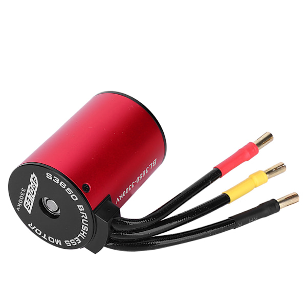 750W 4-polet HH3650 børsteløs motor for 1/10 RC bilbåt reservedeler 3300KV