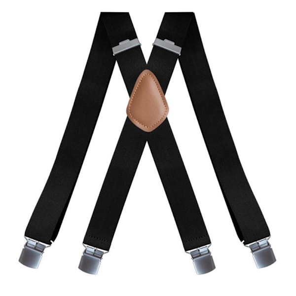 Herre seler - brede seler, X-formede seler black