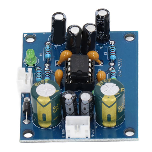 Förförstärkarmodul Audio Förförstärkare Board NE5532 Chip Ersättningstillbehör