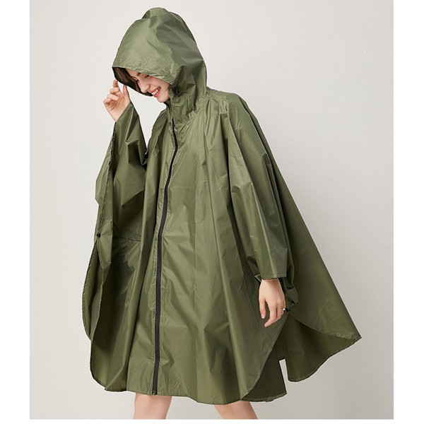 Regnjakke Vandtæt poncho til voksne Trendy regnjakke XL