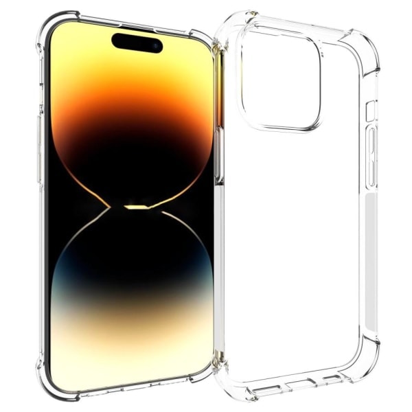 TPU + Akryl Anti-fall Fodral Cover Transparent för iPhone 15 Pro