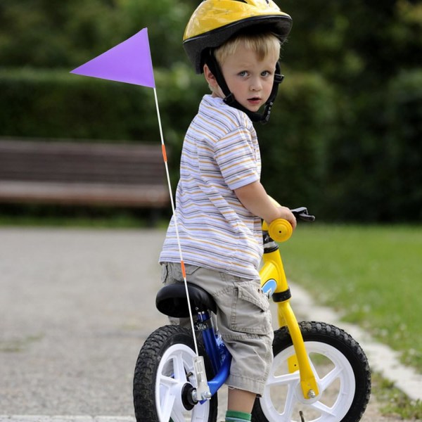 1 sæt cykel flagstang dekoration cykel flag flagstang sikkerhed cykling flag sikkerhedsflag cykler flag cykelstamme cykel flag sæt flag til