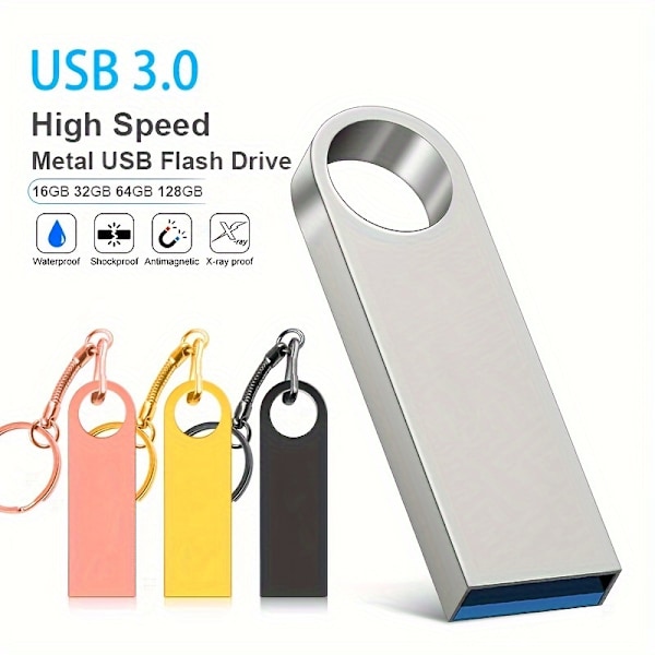 3.0 USB-flashdrev 128GB/64GB/32GB/16GB/8GB Pen-drev 128gb 64gb USB-hukommelseskort 32gb 16gb