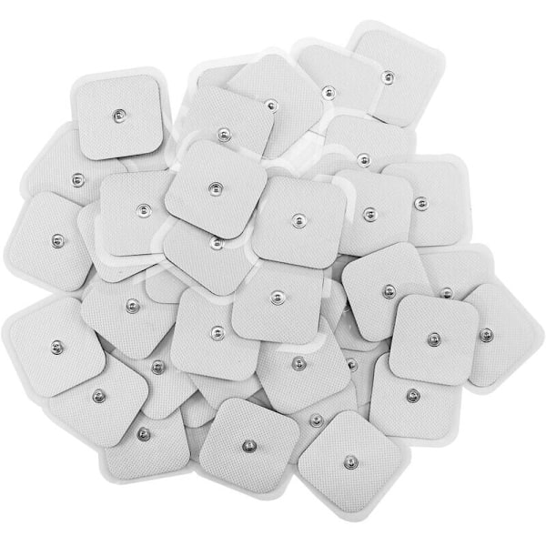 30 stk Cm elektrode pads elektrodeplate selvklebende elektrodelapper for TENS terapi maskiner fysioterapi,[qb]