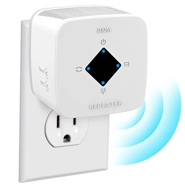 WiFi-förstärkare Signal Booster för hemmet: Trådlös internetrepeater med räckvidd upp till 6500 kvm 30+ enheter Applicable to the United States