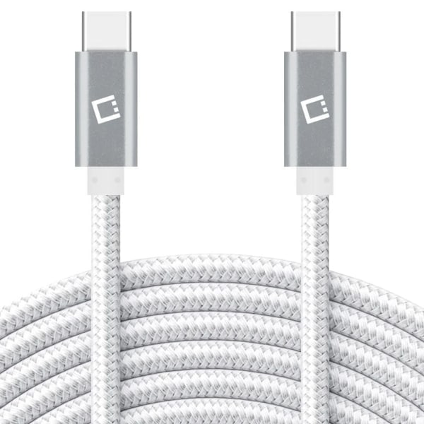 iPhone 15 Pro MAX USB-C flettet ladekabel - 3 meter - (Woven) (3M)