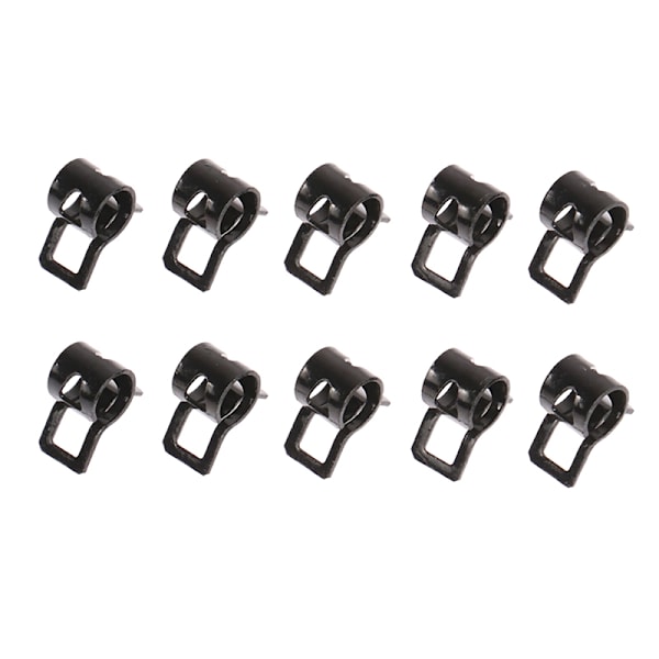 10 stk Slangeklemmer Drivstoffslanger Vannrørklemme Luft Slange Rask Diameter 7MM