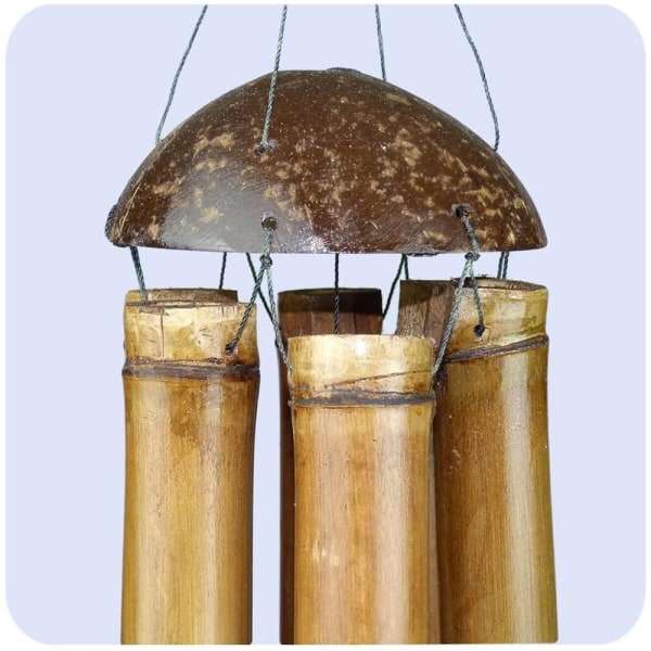 Bambus vindklockor, bra ljud, dekorativa för trädgården och