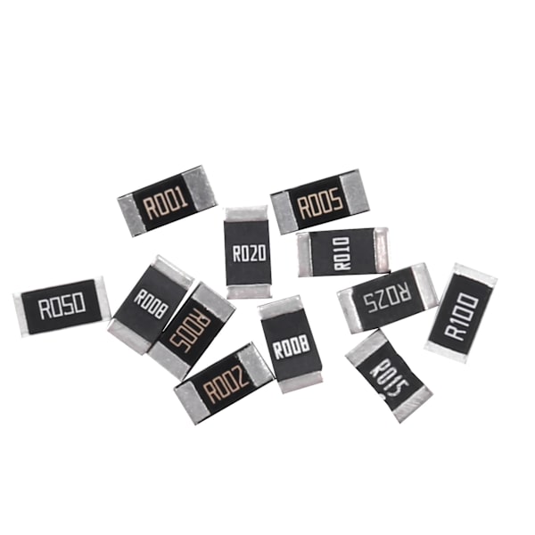50 stk. Legering Modstand 2512 Smd Modstand Test Kit, 10 stk. x 5 stk. 50 stk. R001 R002 R005 R008 R010 R
