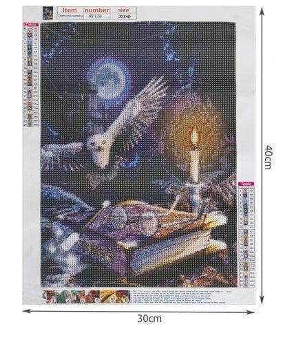 Timanttimaalaus 40x30 cm Velho Harry Potter Timanttimaalaus Multicolor multicolor