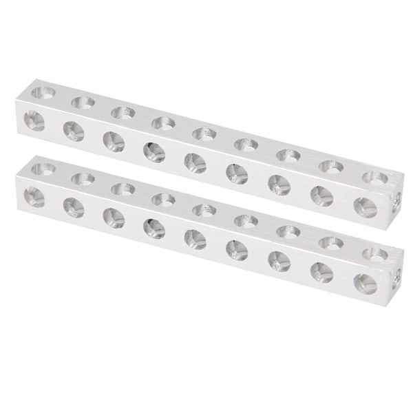2 st 3106‑0009‑0072 Robotstruktur, fyrkantig balkdel tillbehör 9 hål 8 x 72 mm