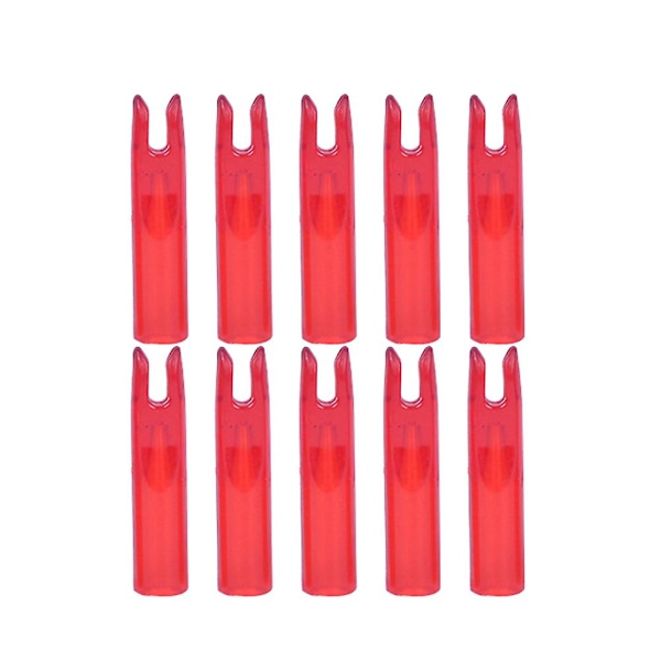 50 pcs red arrow bows hunting arrow tails accessories inner arrow end suitable for 6 mm shaft