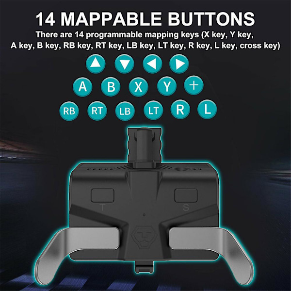 Gamepad Back Button Attachment Controller Adapter W/ Paddles For Xbox Series