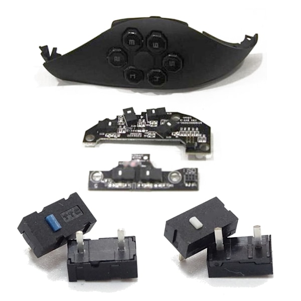 Ny ankomst 2 stk TTC 2-pins blå prikker Mus Mikrobryter for Razer Imperator Naga Hex RIVAL 500 RIVAL 600 DPI knapp White 0.01