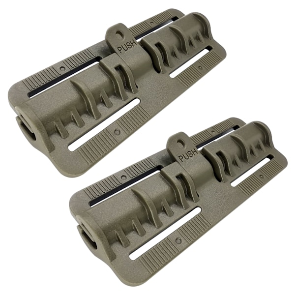 2 stk JCPC C-vest Molles system Qd adapter, hurtigudløsningsbeslag til taktisk vest 0.09 Khaki Long
