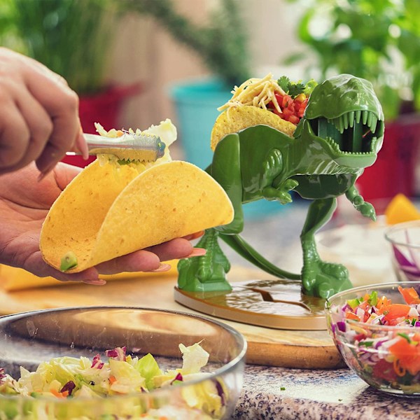 Tacosaurus Rex Taco Holder Green