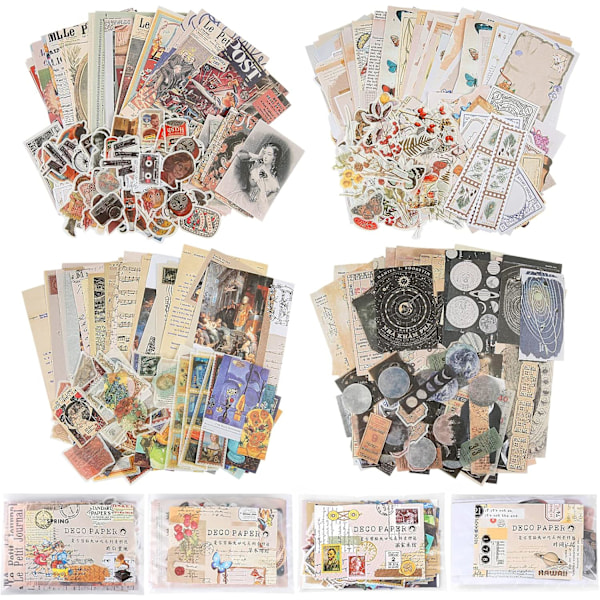800 ark scrapbooking-klistermärken, Washi-pappersplaneringsklistermärke