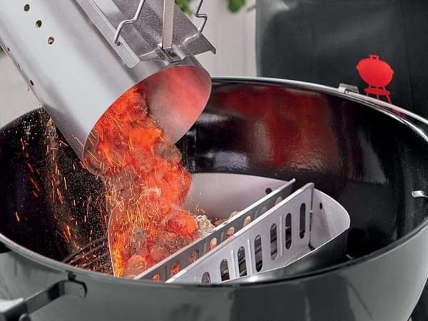 Kulkurv til kulgrill 38,5x11x7,5 cm Kulkurv Direkte Indirekte Varme 2-pak