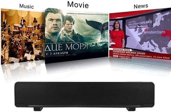 USB-högtalare, mini lätt kabel stereo PC-högtalare LED