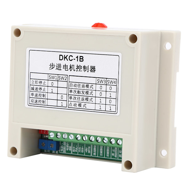 DKC-1B Plast Hastighetskontroll Flerbeskyttelse Enkelt Akse Pulsgenerator Stepper Motor Kontroller