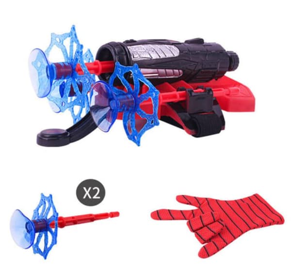 Barn Spiderman Web Shooter Launcher Leksakshandske Dart Cosplay