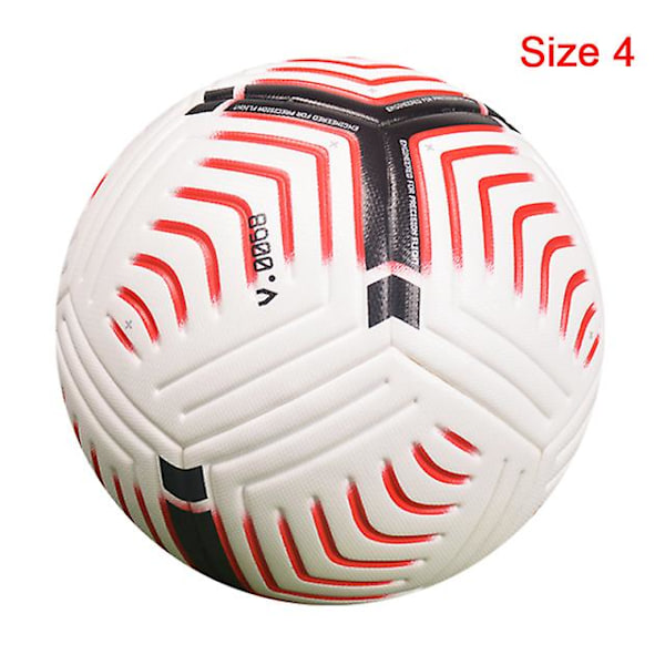 Nya fotbollar officiell storlek 5 storlek 4 Premier 21-Red White Size 4