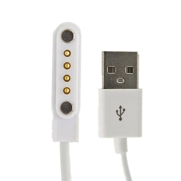 Smartwatch-opladerkabel 4-polet magnetisk oplader universal til smartarmbånd