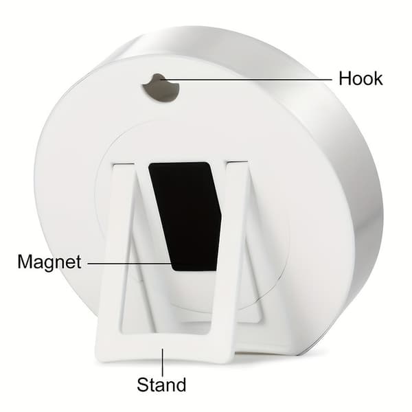 Magnetisk Mekanisk Nedtellingstimer 60 Minutter Kjøkken Matlaging Studietimer Silvery