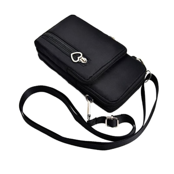 Shoulder strap bag for mobile phone Black