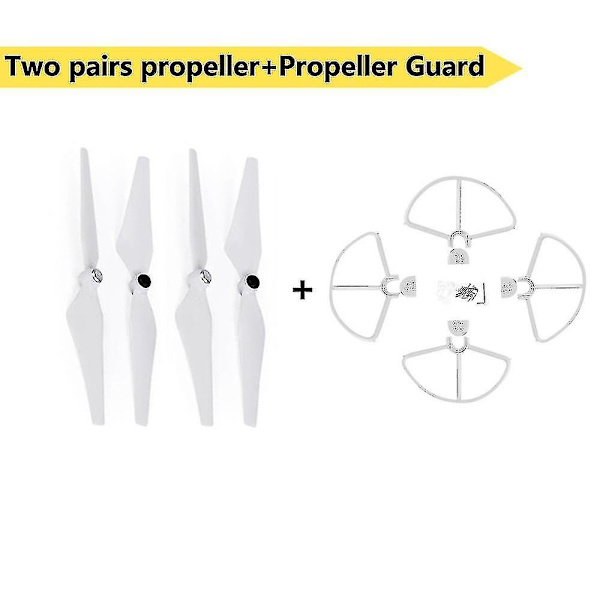 8 st 9450 Propellrar för Dji Phantom 3 Advanced Standard Pro Se 2 Vision Drone Delar Props Reservblad Drone Tillbehör Two-Pairs Package