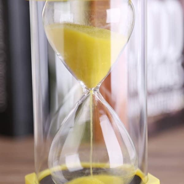 Tidsglas (3 minutter gul) 3/10/20/30/60 minutters Timer
