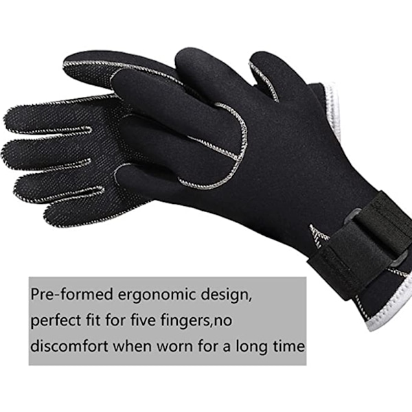 Neoprenhandskar, våtdräktshandskar dykhandskar varma X-Large X-Large