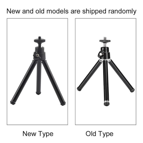 HURRISE Mini Tripod Bärbar tripod, med halkfri bas kamerastativ, bordsstativ, för bärbar dator