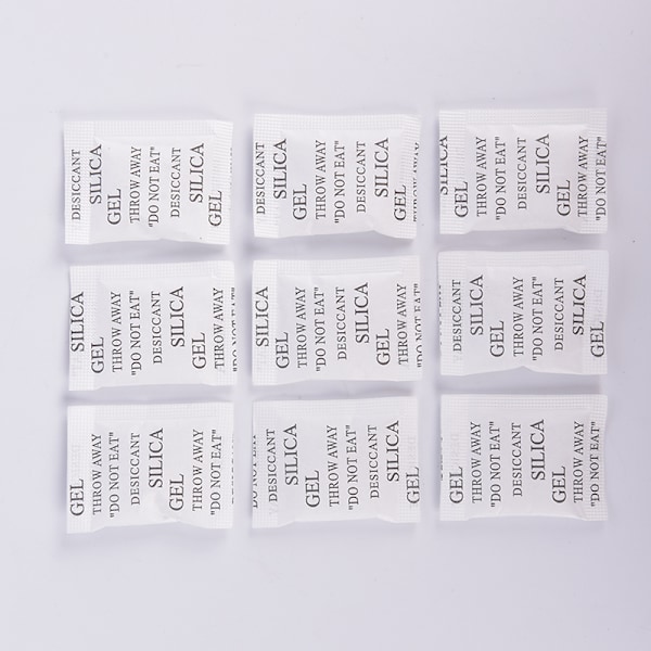100 stk. Silicagelposer Tørremiddelposer Drypack Sh