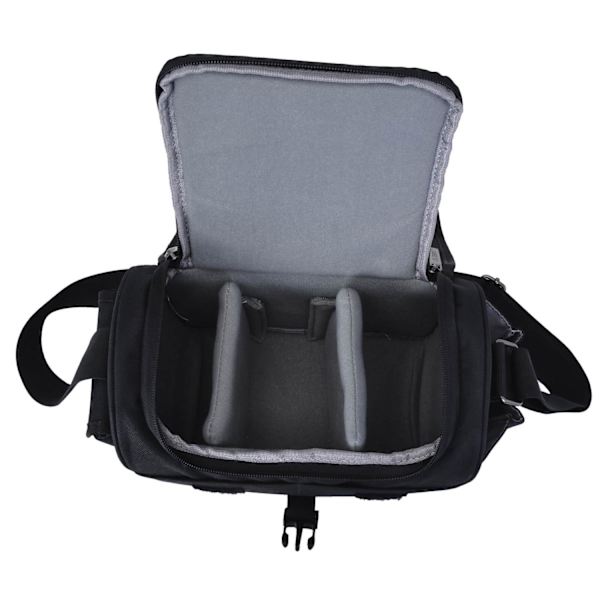 Caden D27 Trendy sort skuldertaske til kameraet 24x19x14cm