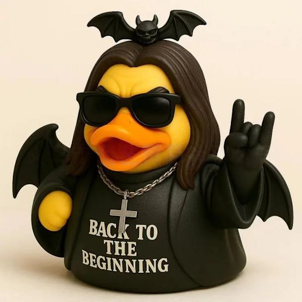 Gothic Ozzy Duck Hyllningsstaty B