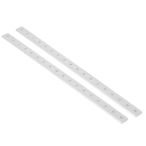 2 st 288 mm aluminiumplatta för Pitsco Tetrix Robotics reservdelar