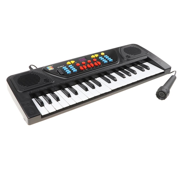 37 Tangenter Elektrisk Orgel Keyboard Klaver Mini Mikrofon Sæt Børn