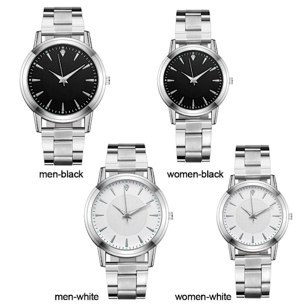 Ur Quartz Armbåndsur Sort Mænd Sort black but
